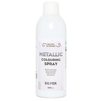 Pastry Academy Silver Metallic Spray - 400ml